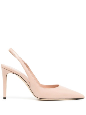

90mm leather slingback pumps, Victoria Beckham 90mm leather slingback pumps