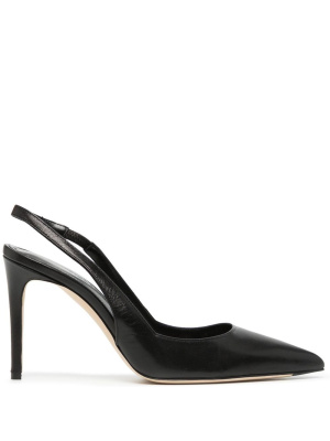 

90mm leather slingback pumps, Victoria Beckham 90mm leather slingback pumps