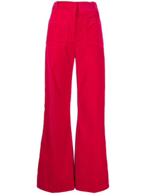 

High-waisted wide-leg trousers, Victoria Beckham High-waisted wide-leg trousers