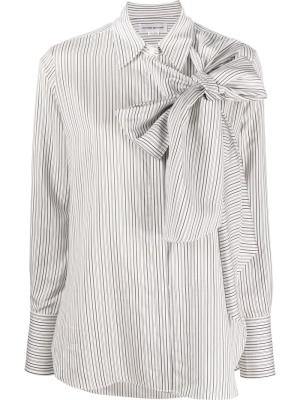 

Striped long-sleeved shirt, Victoria Beckham Striped long-sleeved shirt
