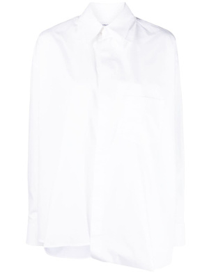 

Asymmetric organic cotton shirt, Victoria Beckham Asymmetric organic cotton shirt