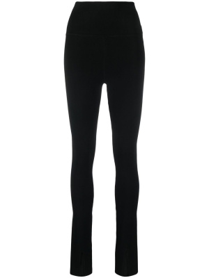 

High-waisted slit-detail trousers, Victoria Beckham High-waisted slit-detail trousers