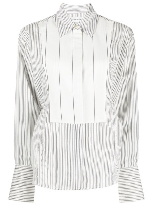 

Striped belted shirt, Victoria Beckham Striped belted shirt