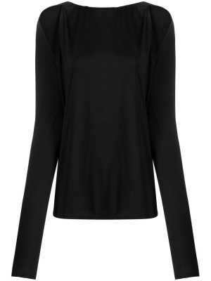 

Cut-out long-sleeve top, Victoria Beckham Cut-out long-sleeve top
