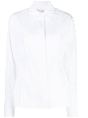 

Tied-waisted cotton shirt, Victoria Beckham Tied-waisted cotton shirt