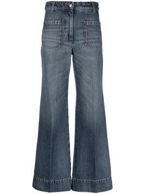

Alina two-tone jeans, Victoria Beckham Alina two-tone jeans