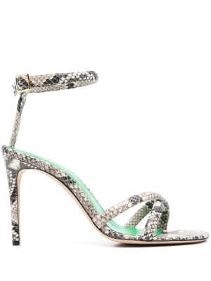 

100mm crocodile-print sandals, Victoria Beckham 100mm crocodile-print sandals
