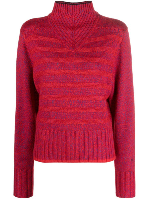 

Striped rollneck jumper, Victoria Beckham Striped rollneck jumper