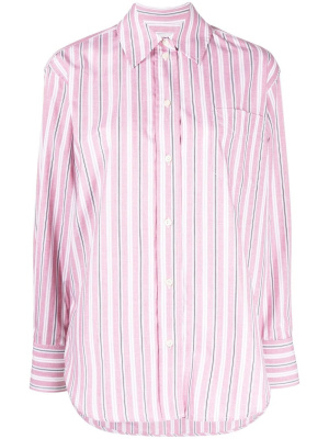 

Striped long-sleeved shirt, Victoria Beckham Striped long-sleeved shirt