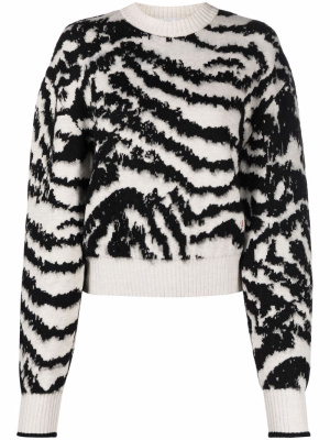 

Tiger crew-neck jumper, Victoria Beckham Tiger crew-neck jumper