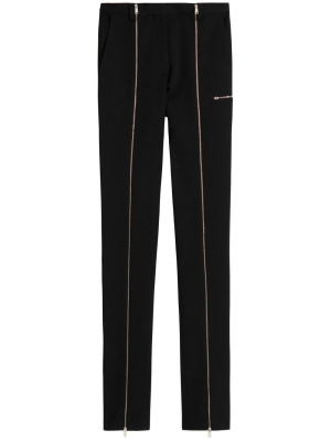 

Zip-front detail trousers, Victoria Beckham Zip-front detail trousers