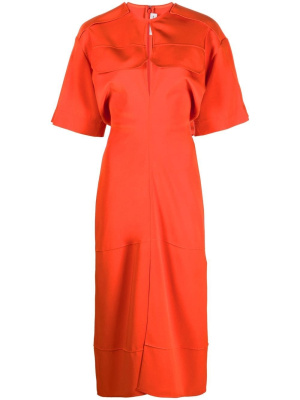 

Arancione cut-out midi dress, Victoria Beckham Arancione cut-out midi dress