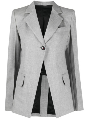 

Open front single-breasted blazer, Victoria Beckham Open front single-breasted blazer