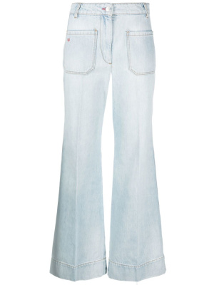 

Alina wide-leg jeans, Victoria Beckham Alina wide-leg jeans