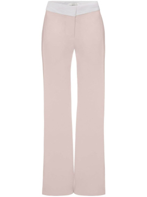 

Side-panel detail flared trousers, Victoria Beckham Side-panel detail flared trousers