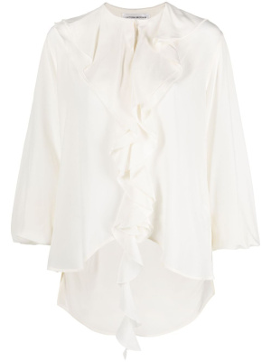 

Ruffled silk blouse, Victoria Beckham Ruffled silk blouse