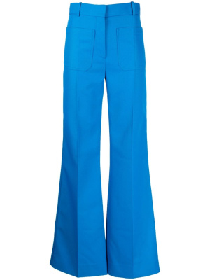

Alina high-waisted wide-leg trousers, Victoria Beckham Alina high-waisted wide-leg trousers