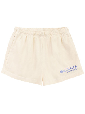 

Stay Hydrated logo-print shorts, Sporty & Rich Stay Hydrated logo-print shorts