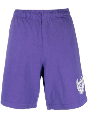 

Logo-print shorts, Sporty & Rich Logo-print shorts