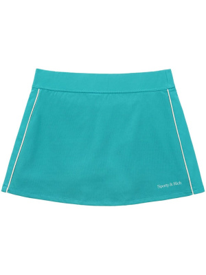 

Logo-print court skirt, Sporty & Rich Logo-print court skirt