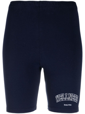 

Logo-print high-waisted shorts, Sporty & Rich Logo-print high-waisted shorts