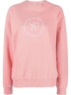 

Embroidered-logo sweatshirt, Sporty & Rich Embroidered-logo sweatshirt