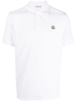 

Logo-embroidered cotton polo shirt, Moncler Logo-embroidered cotton polo shirt