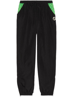 

Interlocking G logo panelled track pants, Gucci Interlocking G logo panelled track pants