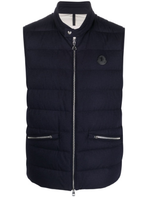

Gallienne logo-patch padded gilet, Moncler Gallienne logo-patch padded gilet