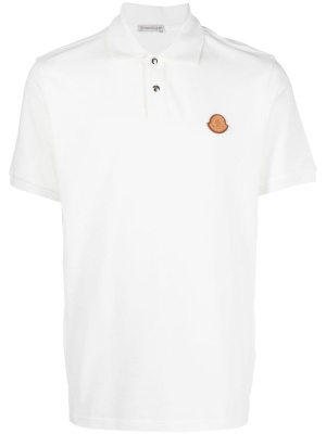 

Logo-appliqué cotton polo shirt, Moncler Logo-appliqué cotton polo shirt