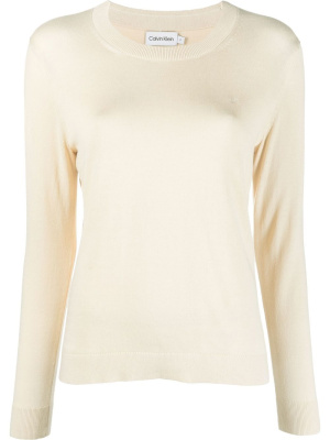 

Essential logo-embroidered sweater, Calvin Klein Essential logo-embroidered sweater