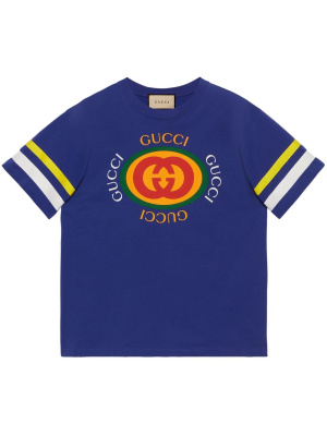 

Logo-print cotton T-shirt, Gucci Logo-print cotton T-shirt