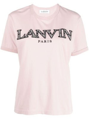 

Logo-print cotton T-shirt, Lanvin Logo-print cotton T-shirt