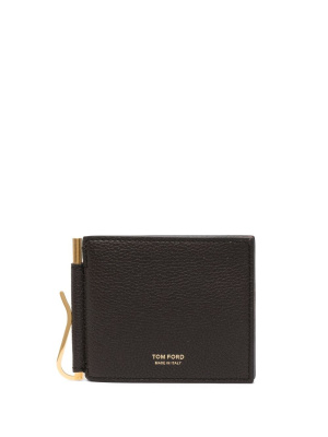 

Money-clip bi-fold leather wallet, TOM FORD Money-clip bi-fold leather wallet