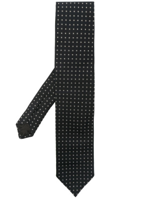 

Embroidered-daisies silk tie, Lanvin Embroidered-daisies silk tie