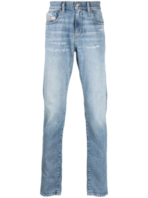 

Light-wash straight-leg jeans, Diesel Light-wash straight-leg jeans