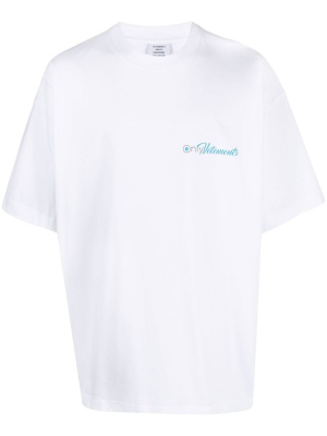 

Logo print short-sleeve T-shirt, VETEMENTS Logo print short-sleeve T-shirt
