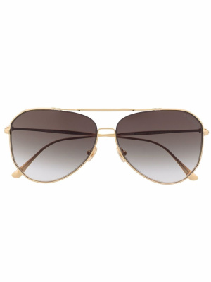 

Tinted pilot-frame sunglasses, TOM FORD Eyewear Tinted pilot-frame sunglasses