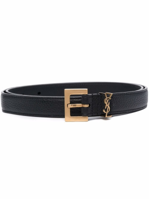 

Monogram square-buckle belt, Saint Laurent Monogram square-buckle belt
