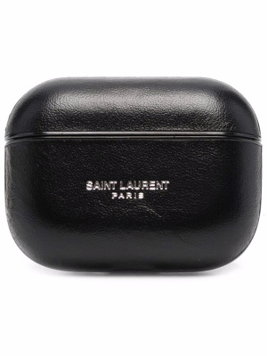 

Embossed-logo AirPods case, Saint Laurent Embossed-logo AirPods case