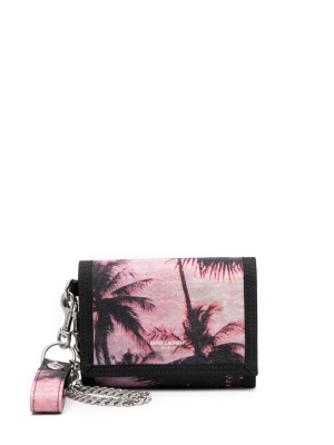 

Graphic-print wallet, Saint Laurent Graphic-print wallet