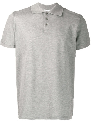 

Embroidered Monogram polo shirt, Saint Laurent Embroidered Monogram polo shirt