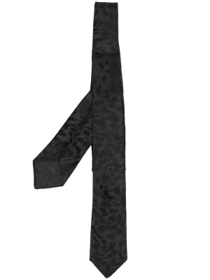 

Jacquard-pattern silk tie, Saint Laurent Jacquard-pattern silk tie