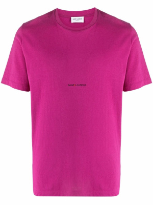 

Logo-print T-shirt, Saint Laurent Logo-print T-shirt