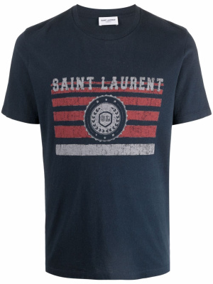 

Logo-print T-shirt, Saint Laurent Logo-print T-shirt