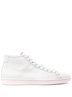 

Logo-stamp high top sneakers, Saint Laurent Logo-stamp high top sneakers