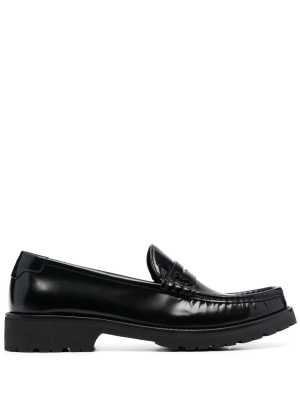 

Le Loafer high-shine finish flat shoes, Saint Laurent Le Loafer high-shine finish flat shoes