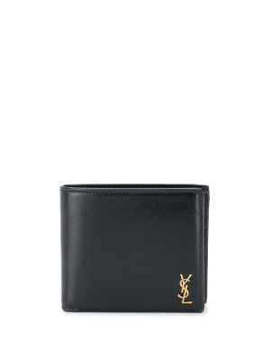 

Logo plaque wallet, Saint Laurent Logo plaque wallet