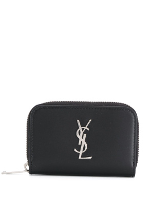 

YSL logo zipped purse, Saint Laurent YSL logo zipped purse