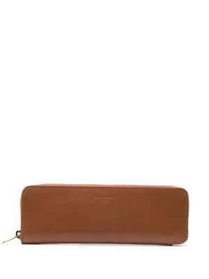 

Debossed-logo leather wallet, Saint Laurent Debossed-logo leather wallet